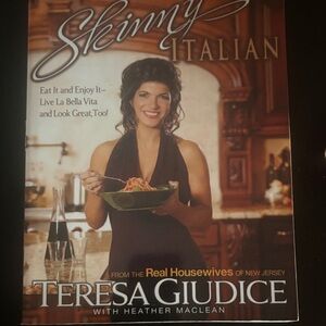 Skinny Italian Cookbook by Teresa Giudice - Black Cover
